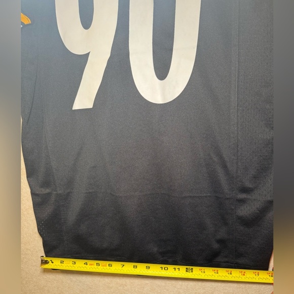 Pittsburgh Steelers T.J. Watt Nike Black On Field Game Jersey, Men's Size M - Picture 10 of 13